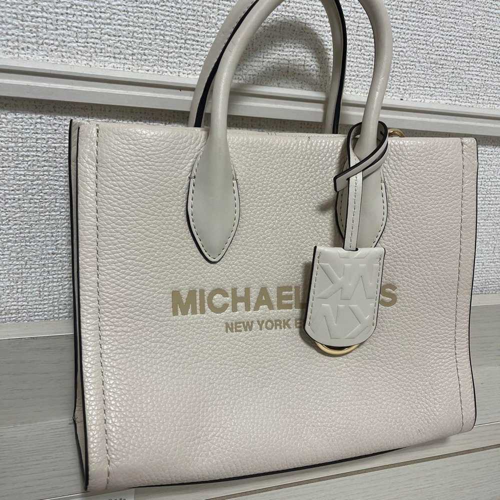 MICHAEL KORS White Leather Handbag - image 2