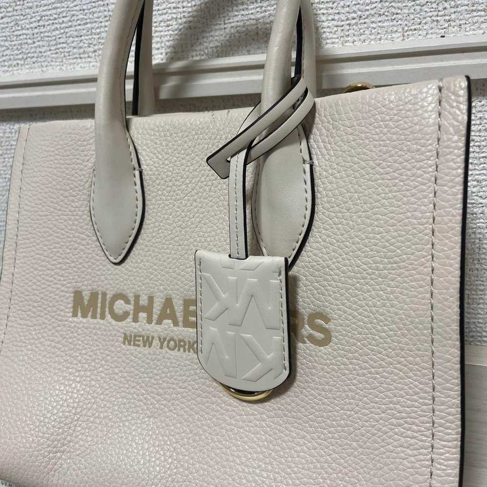 MICHAEL KORS White Leather Handbag - image 3