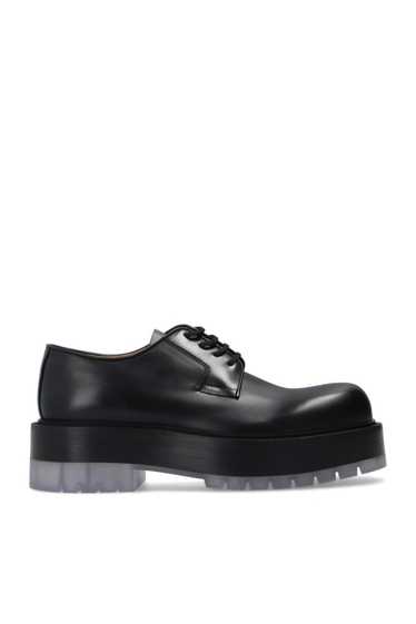 Bottega Veneta Stilt Derby Boots in Black Color