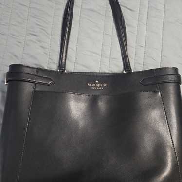 Kate Spade- Large Black Shoulder Tote