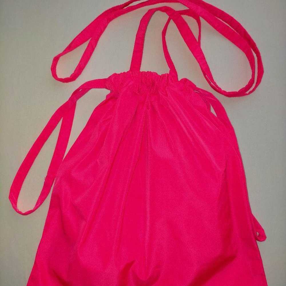 drawstring bag with shoulder strap - image 1