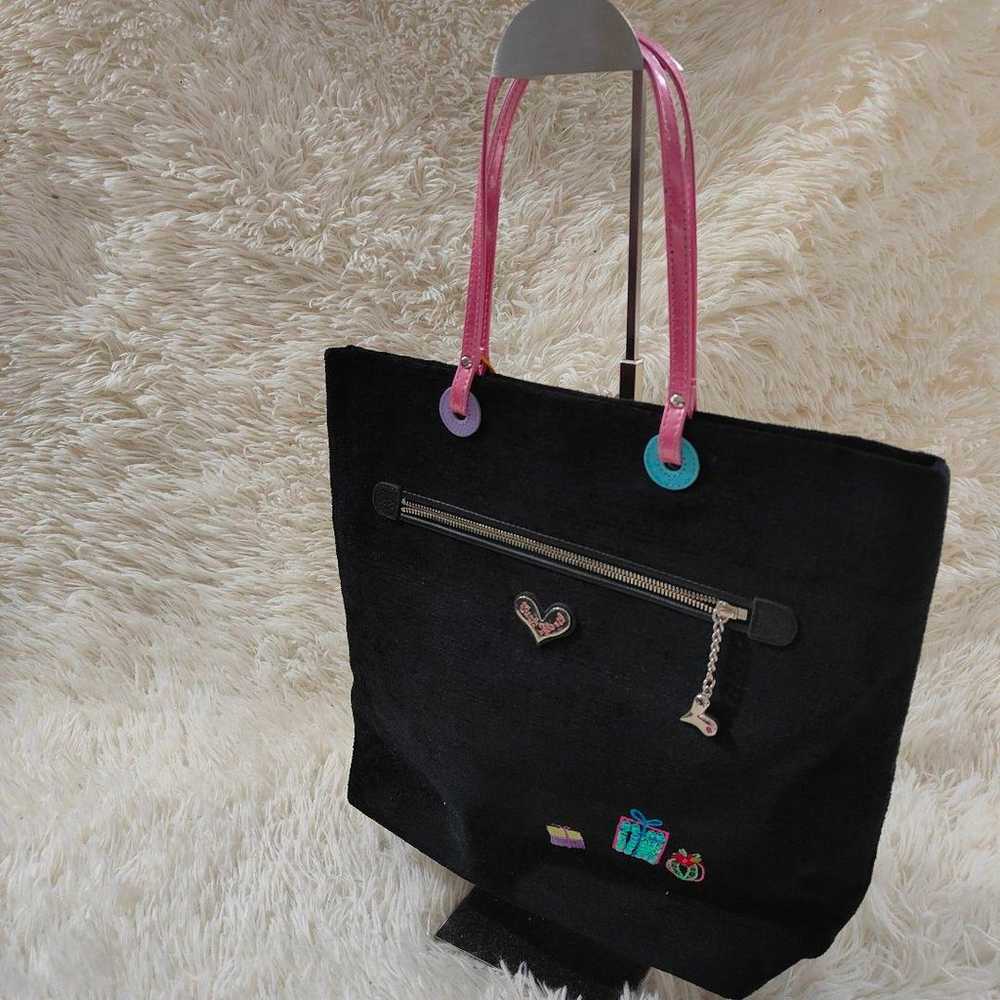 《Beautiful item》Think Bee! Bee motif jewel tote b… - image 2