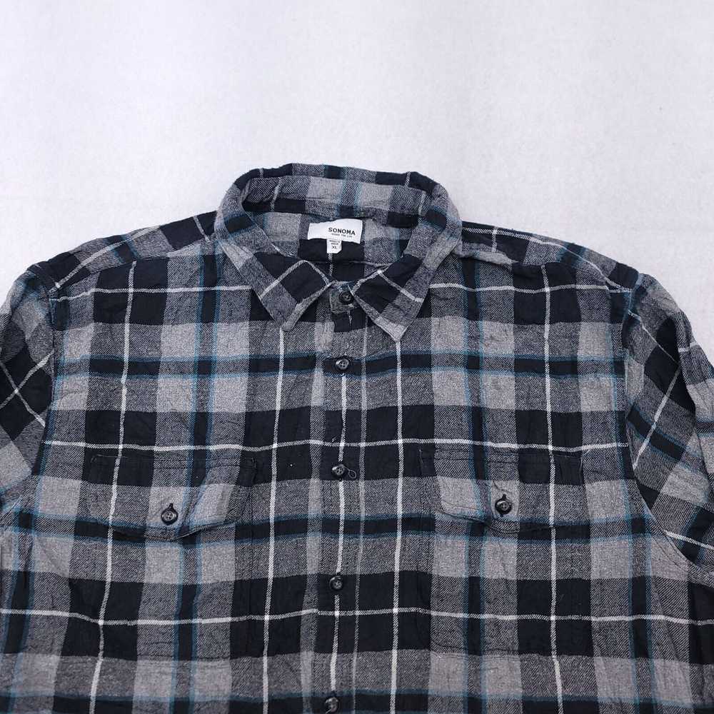 Sonoma Sonoma Tartan Flannel Button Up Shirt Men … - image 1