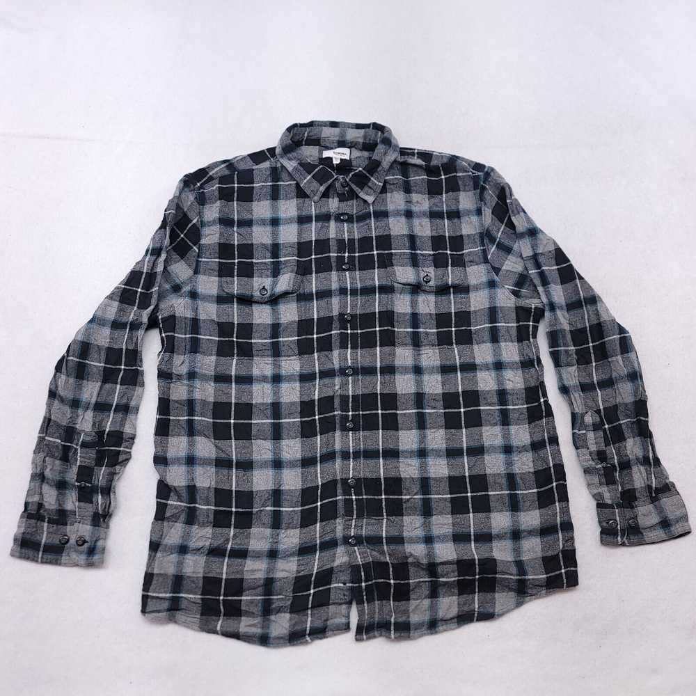 Sonoma Sonoma Tartan Flannel Button Up Shirt Men … - image 2