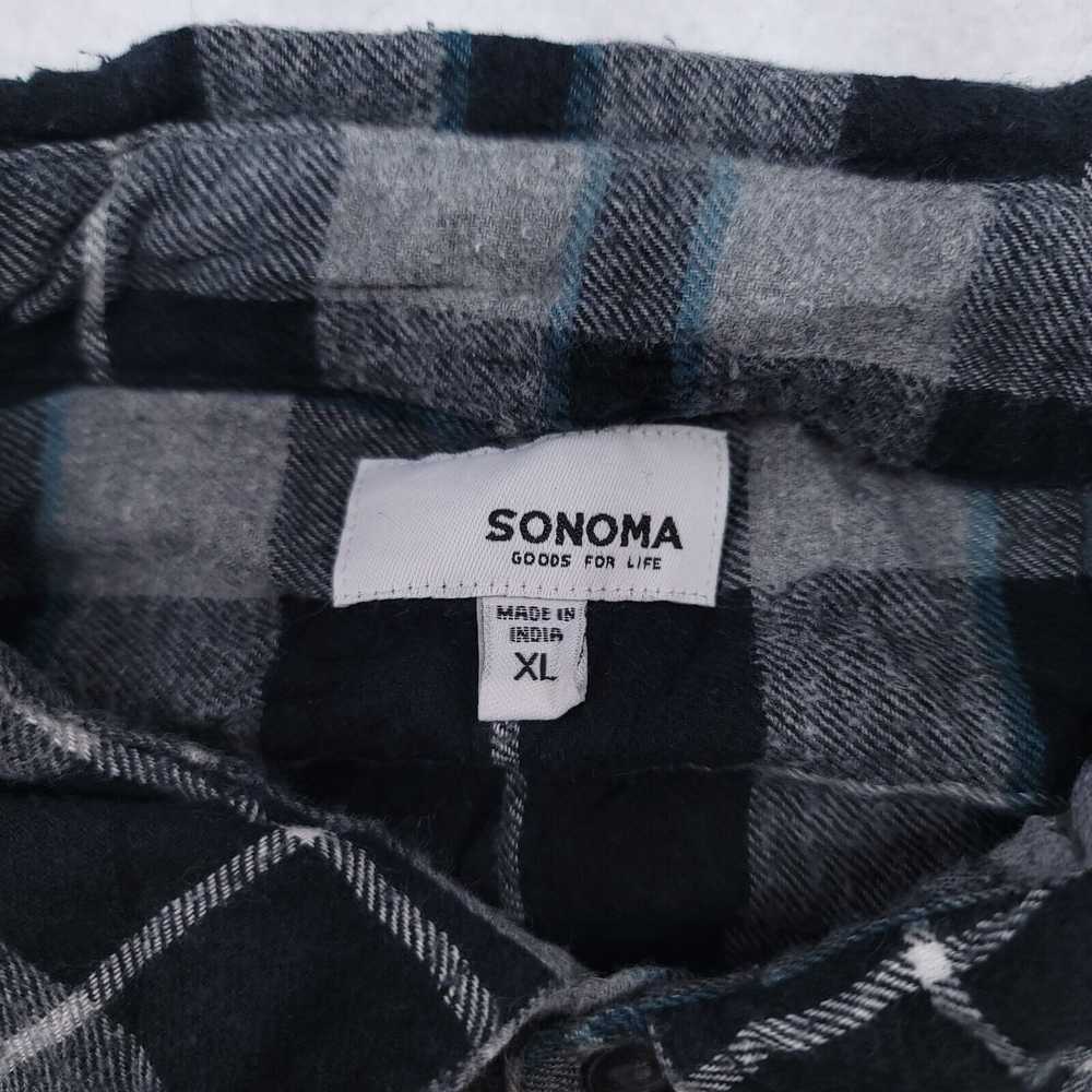 Sonoma Sonoma Tartan Flannel Button Up Shirt Men … - image 3