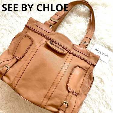 See by Chloe tote bag handbag poya beige.