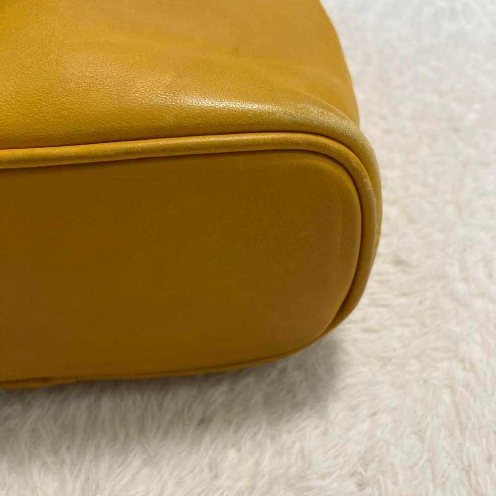 Rare color COACH Old Coach one-shoulder bag Yello… - image 6