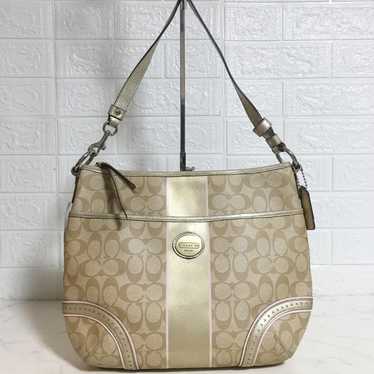 Coach F19821 Signature Crossbody Shoulder Bag