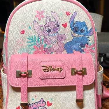 Disney Stitch and Angel Loungefly Mini Backpack