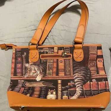 Fredrick the Literate Cat tote bag - image 1