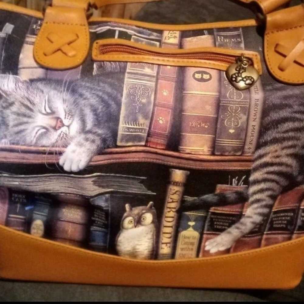 Fredrick the Literate Cat tote bag - image 4