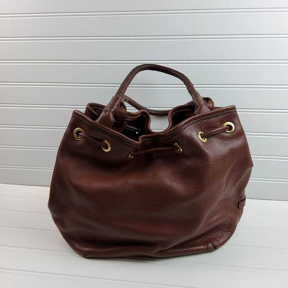 Cole Haan Pebbled Leather Drawstring Tote Shoulde… - image 3