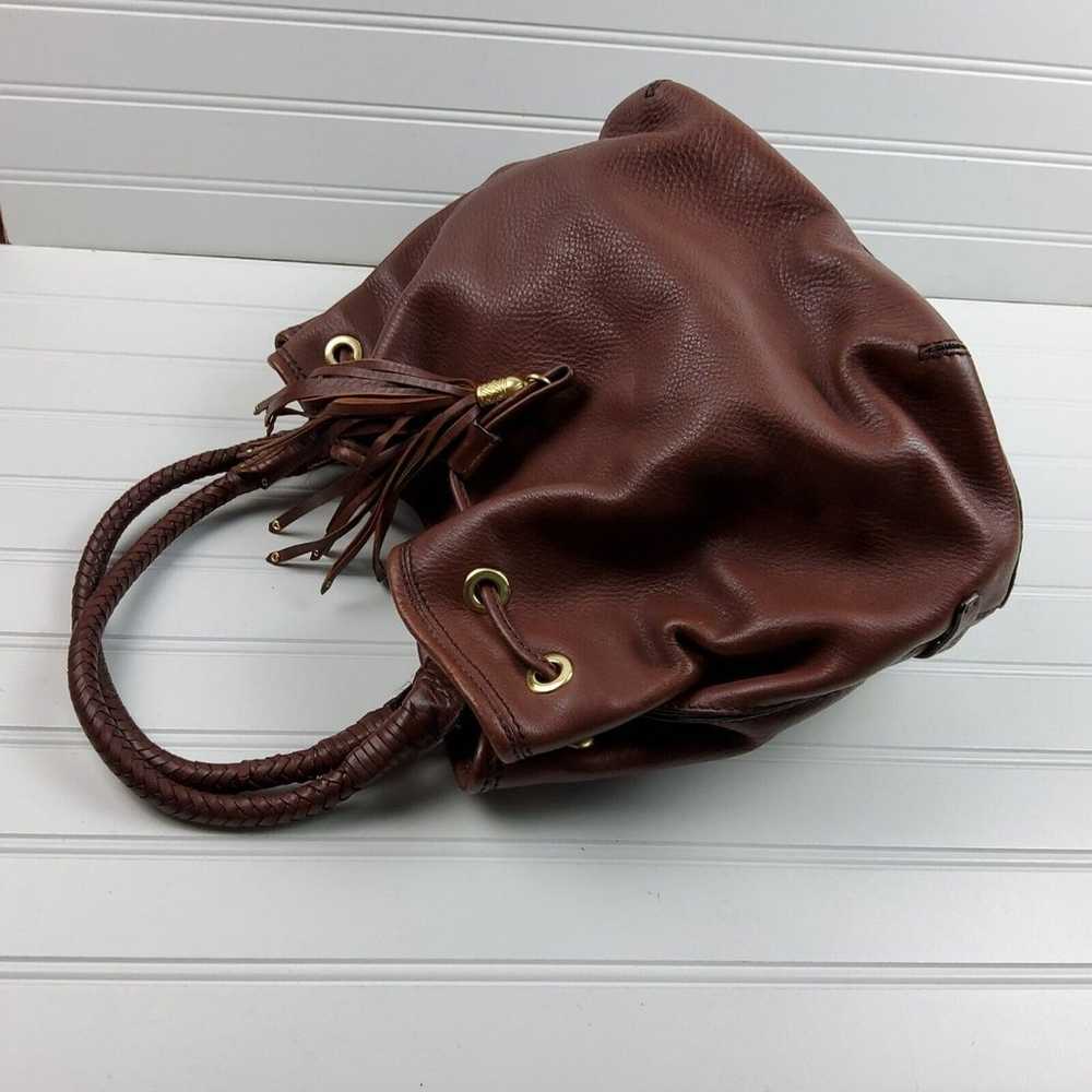 Cole Haan Pebbled Leather Drawstring Tote Shoulde… - image 6