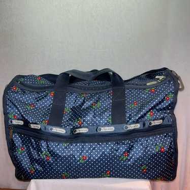 LeSportsac Weekender Large Duffle Travel Bag Even… - image 1