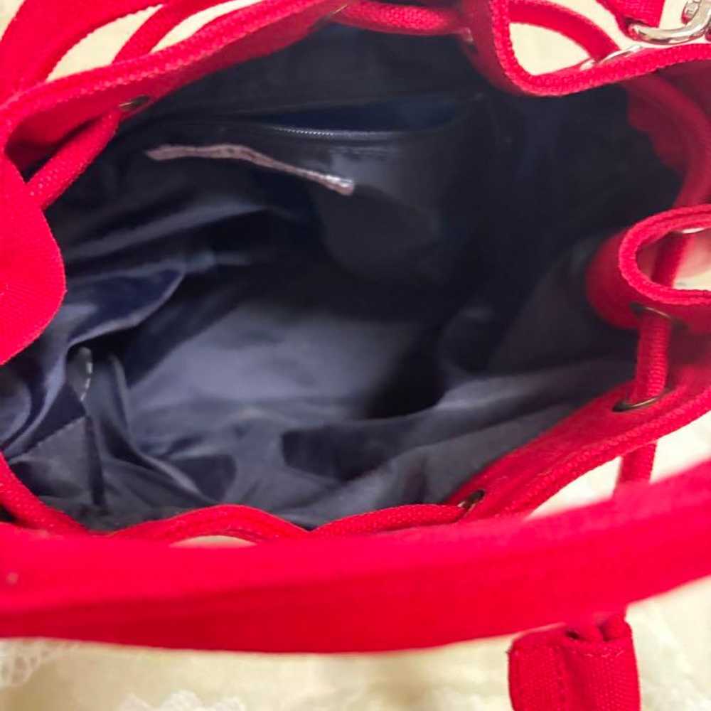 TOMMY HILFIGER Bucket Bag Red Excellent Condition - image 11