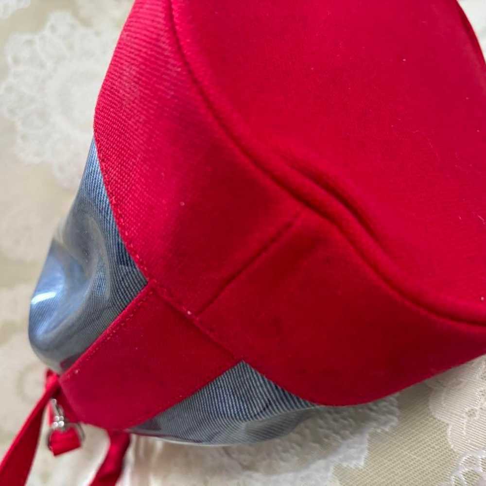 TOMMY HILFIGER Bucket Bag Red Excellent Condition - image 6