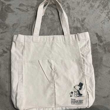 vintage PEANUTS tote bag Snoopy - image 1