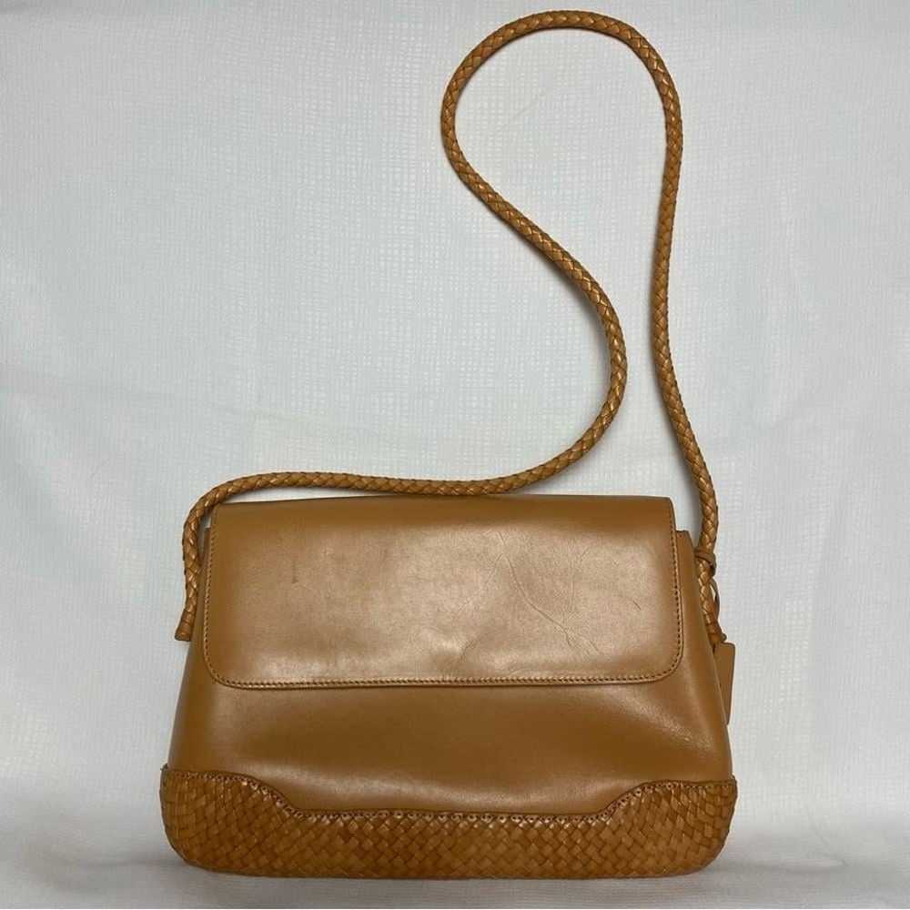 Etienne Aigner Genuine Leather Magnetic Flap Clos… - image 1