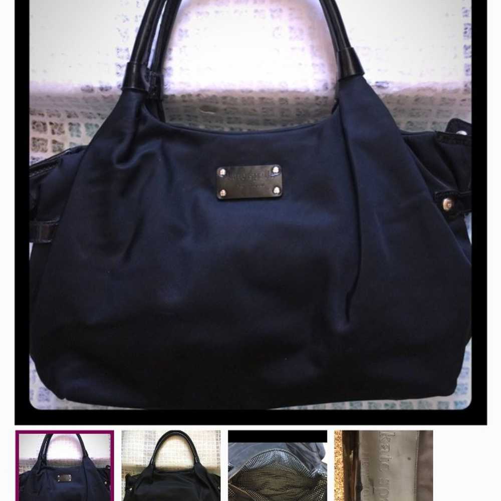 Kate Spade black nylon bag, good condition no dam… - image 12