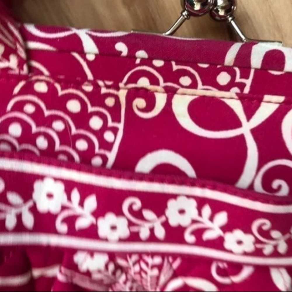 Vera Bradley pink twirly birds purse and coin bag - image 7