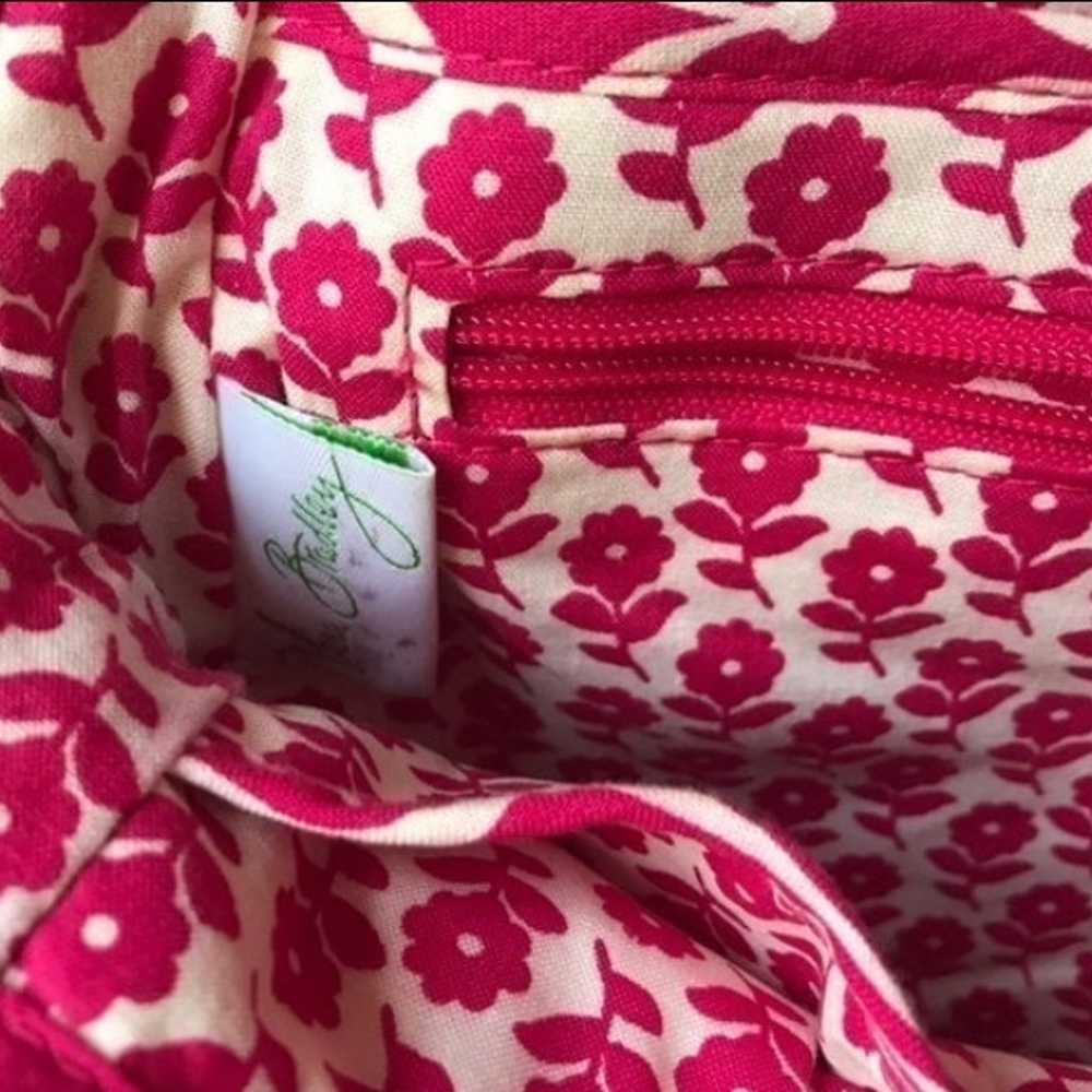 Vera Bradley pink twirly birds purse and coin bag - image 8