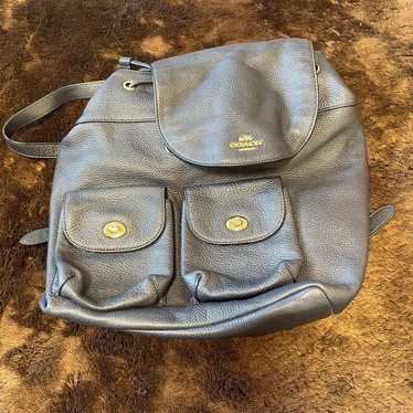 COACH Black Leather Bag