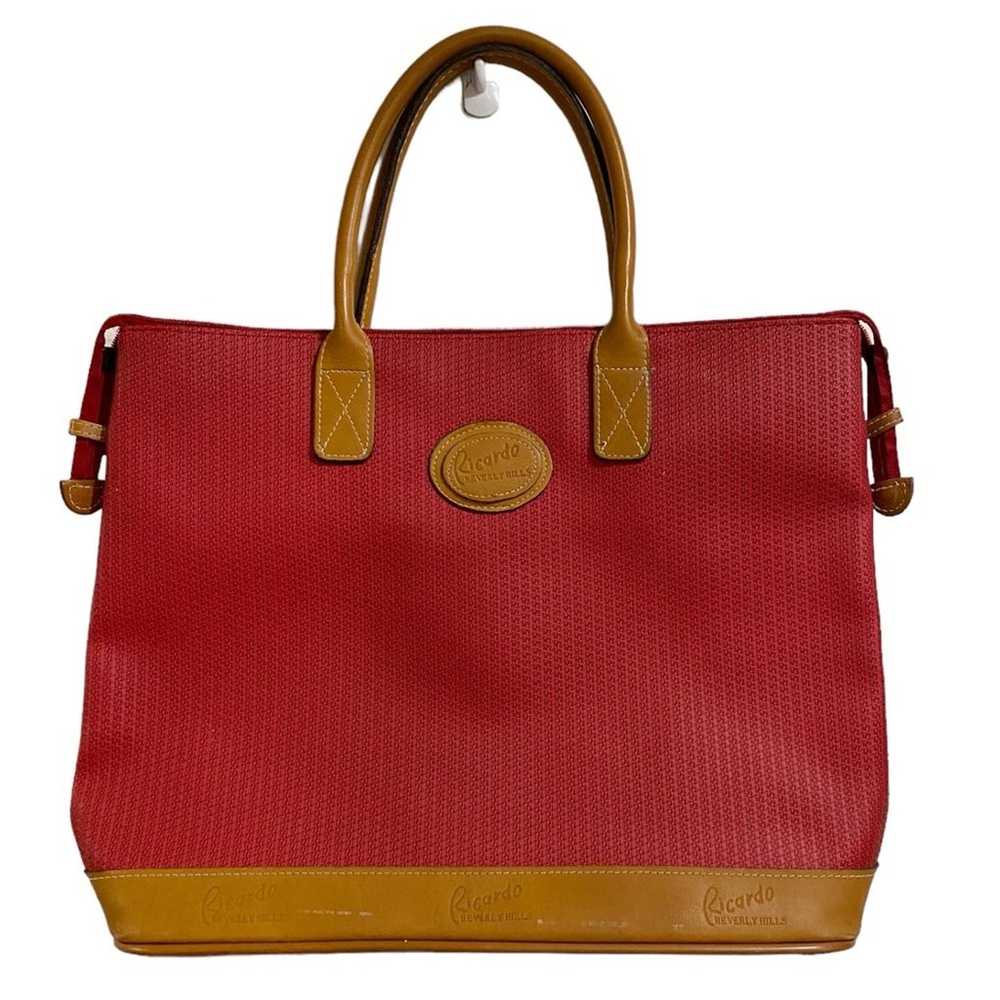 Ricardo of Beverly Hills Red Tote Bag - image 1