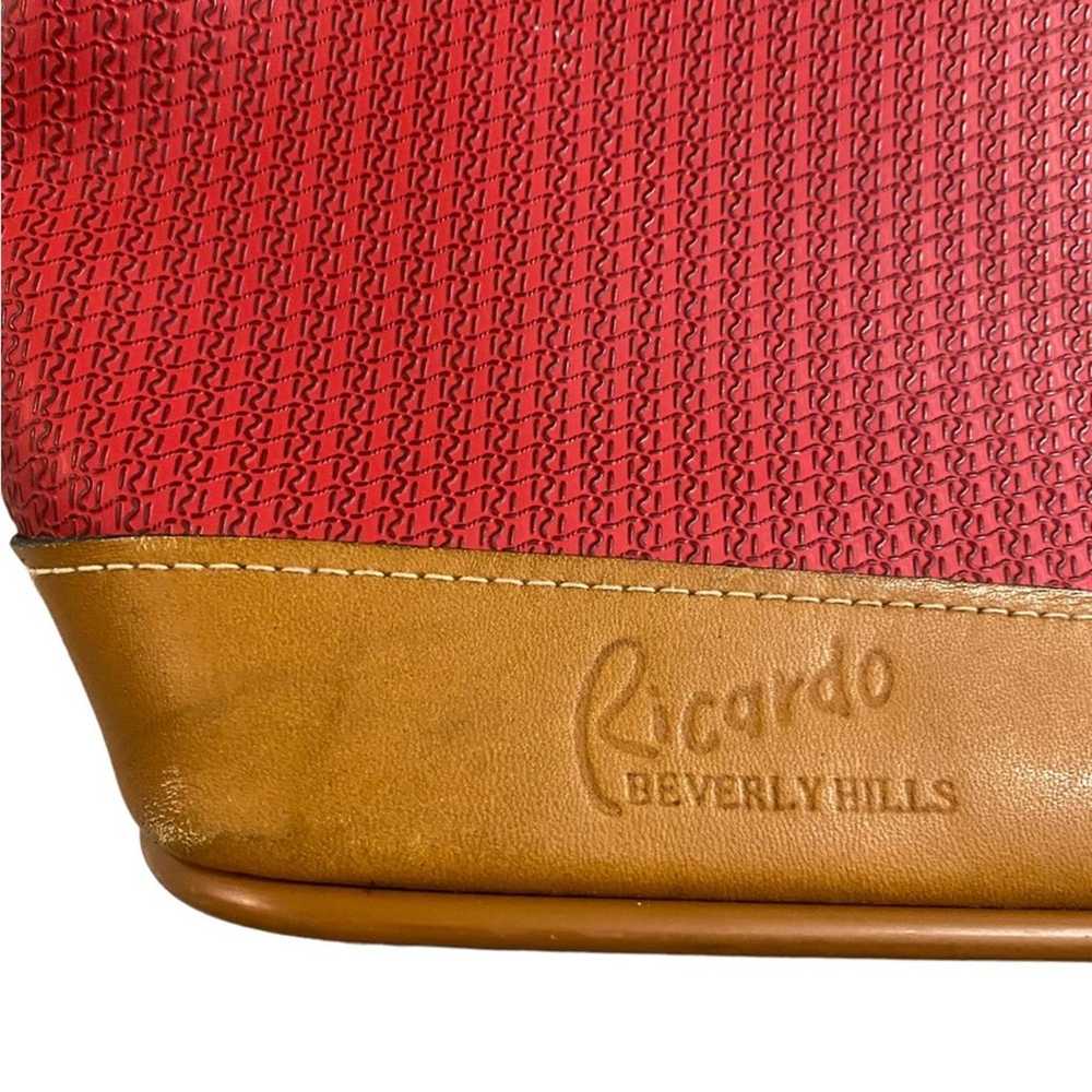 Ricardo of Beverly Hills Red Tote Bag - image 3