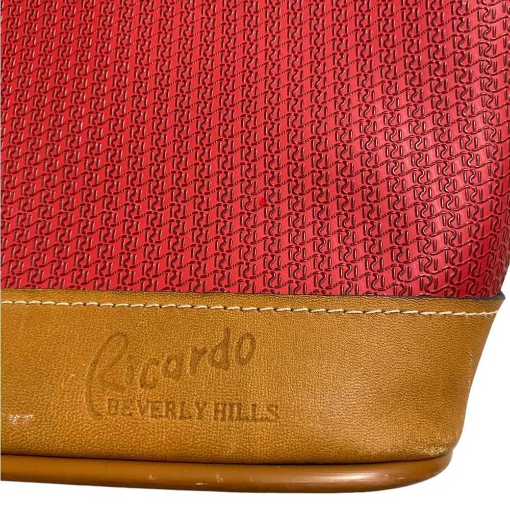 Ricardo of Beverly Hills Red Tote Bag - image 4