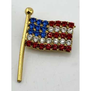 Vintage Vintage USA American Flag Pin Brooch