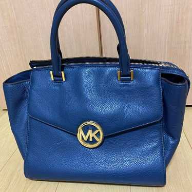 Michael Kors navy handbag in excellent condition. - image 1