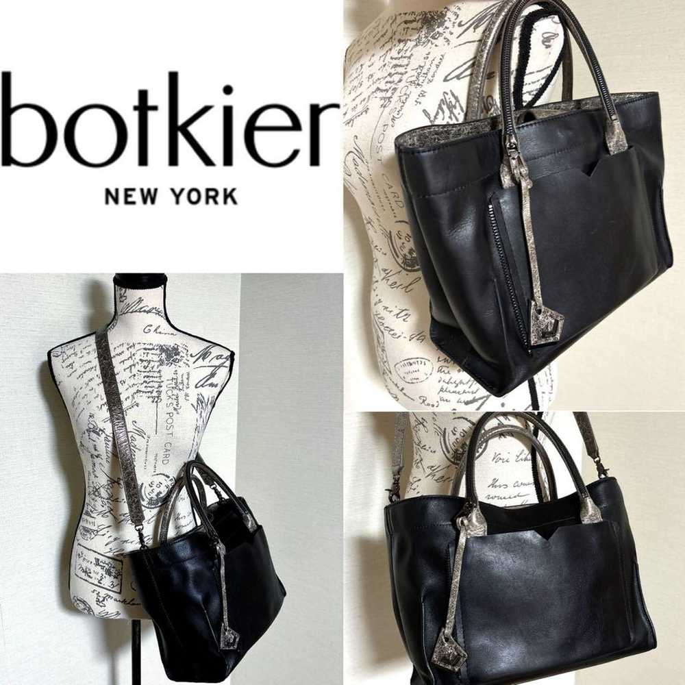 botkier New York Zip handle design Genuine leathe… - image 1