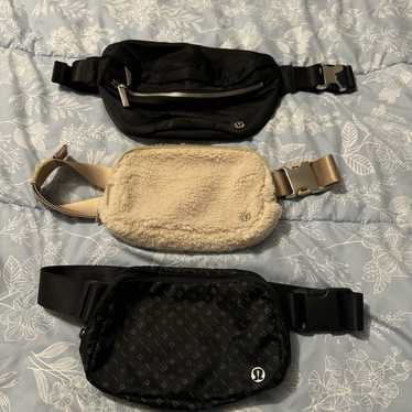 lululemon beltbags bundle of 3