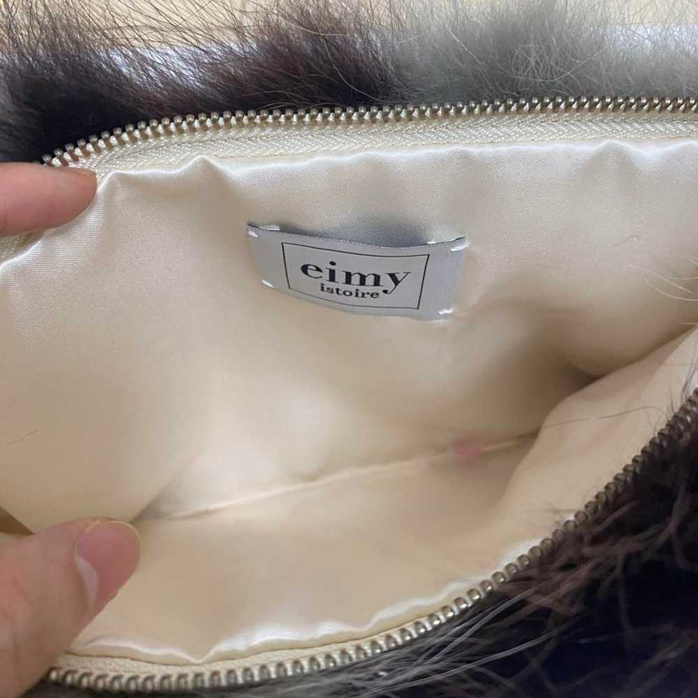 eimy histoire Real Fox Fur Clutch Bag - image 2