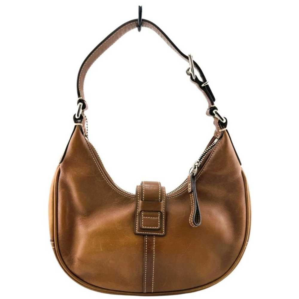 ✨Rare✨COACH Handbag One-shoulder Leather Crescent… - image 2