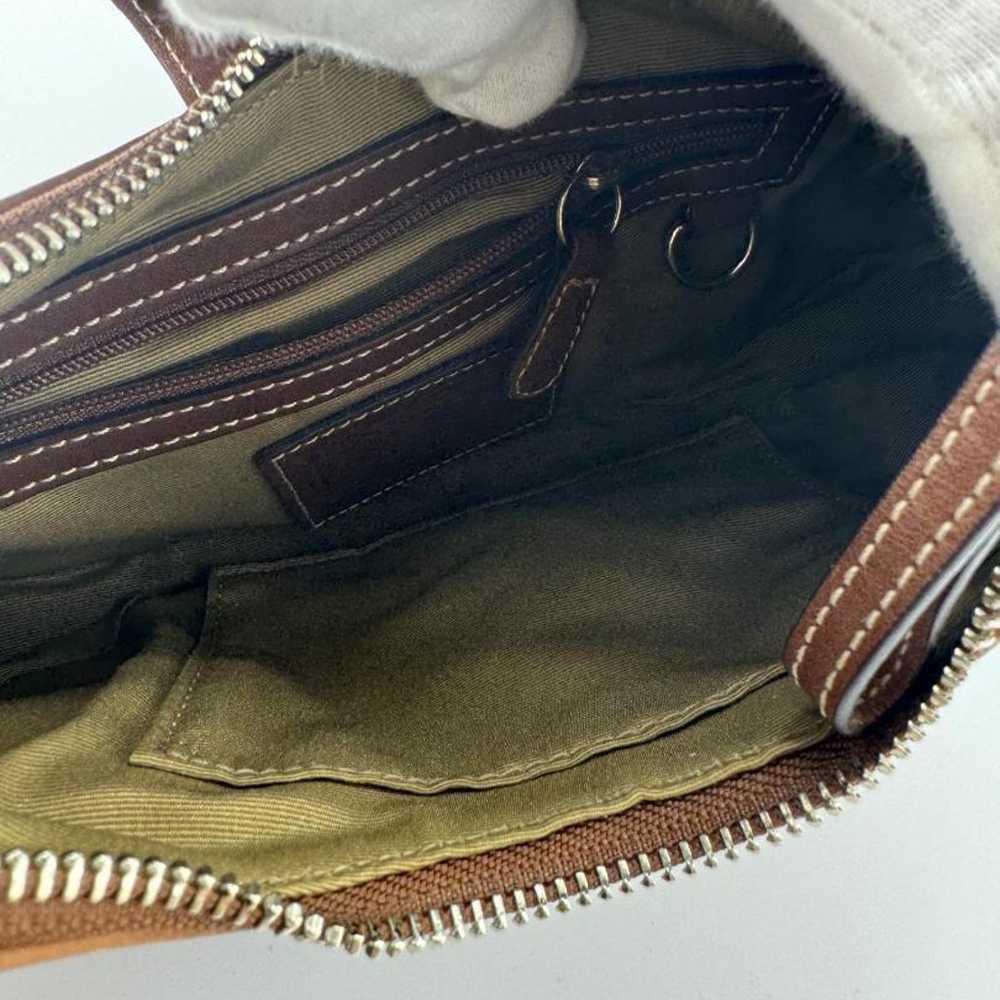 ✨Rare✨COACH Handbag One-shoulder Leather Crescent… - image 7