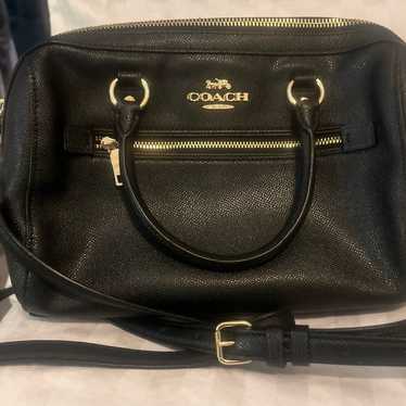 Coach Black Small Rowan Satchel Handbag