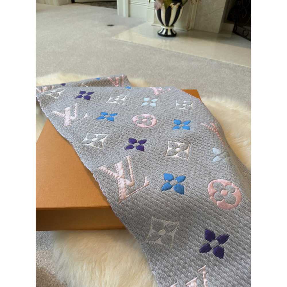 Louis Vuitton Logomania wool scarf - image 9