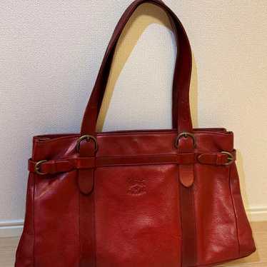 Il Bisonte tote bag shoulder bag red - image 1