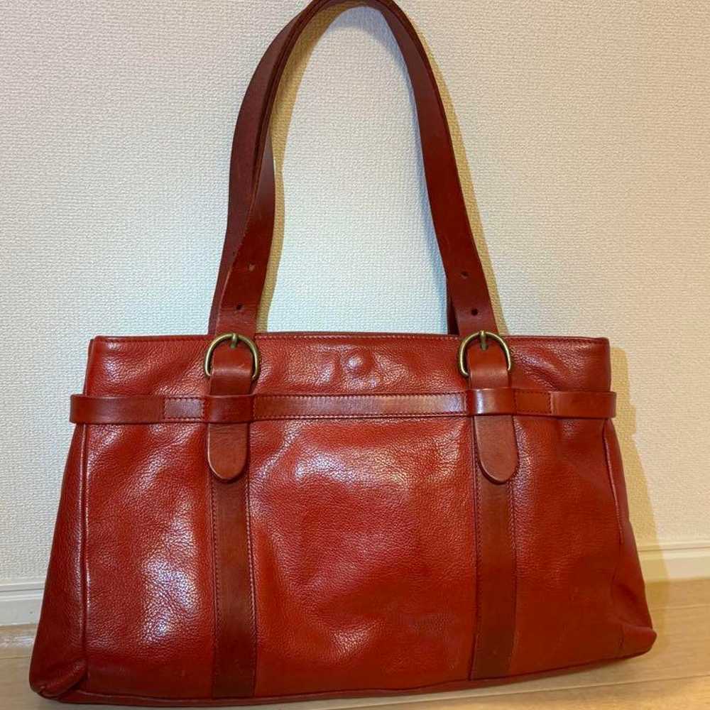 Il Bisonte tote bag shoulder bag red - image 2