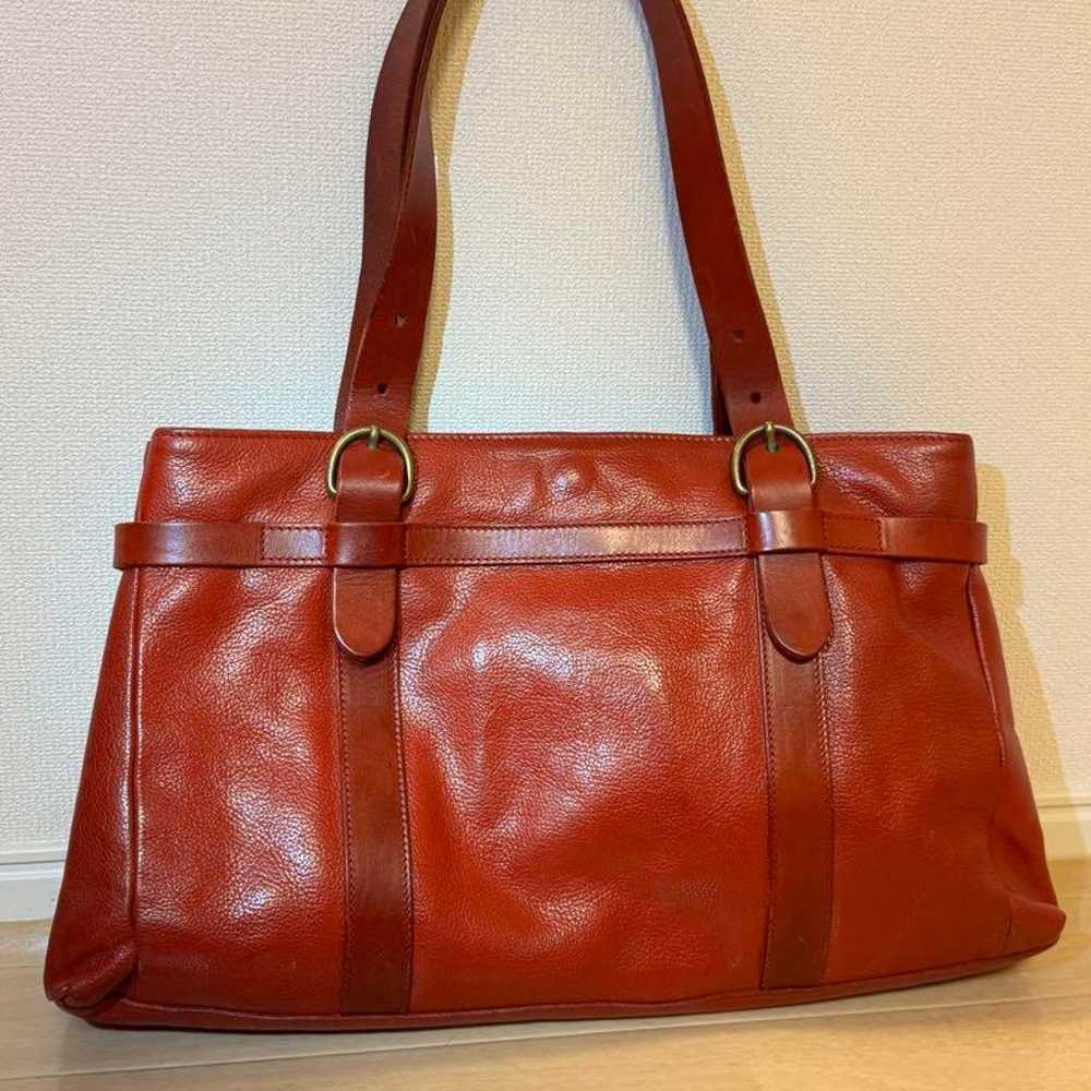 Il Bisonte tote bag shoulder bag red - image 3