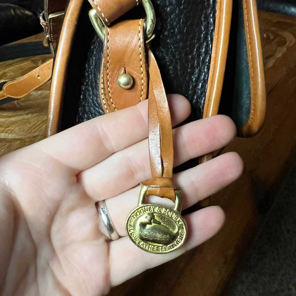 Vintage Dooney & Bourke Surrey Two Tone All Weath… - image 7