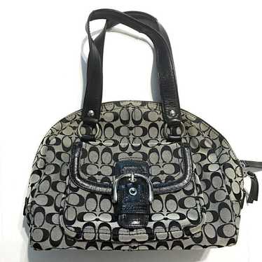 COACH Soho Signature Purse Satchel F1311