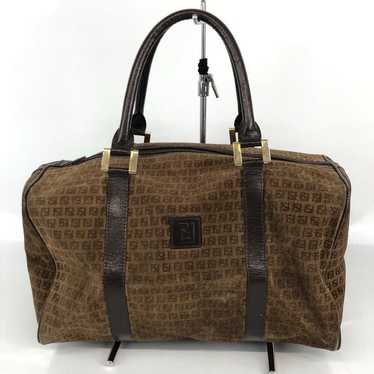 FENDI Zucca pattern handbag Boston bag brand