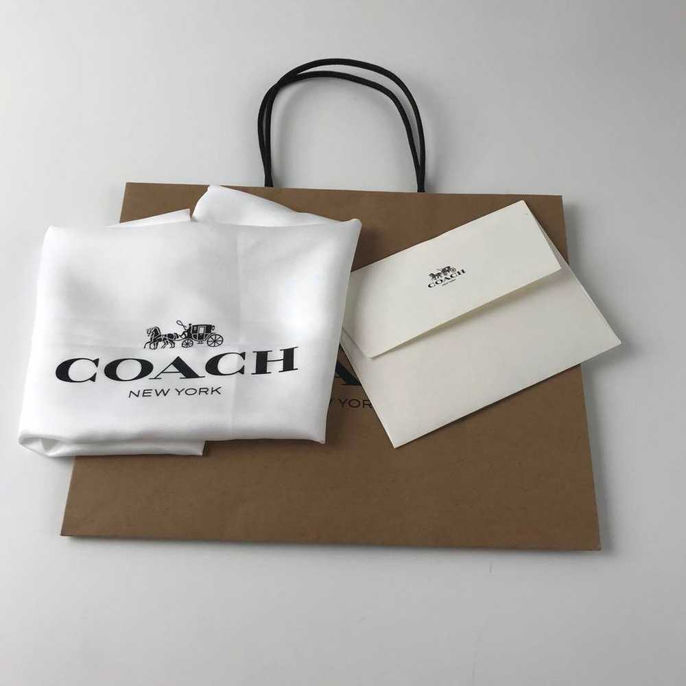 COACH Shoulder Bag White CA548 - image 3