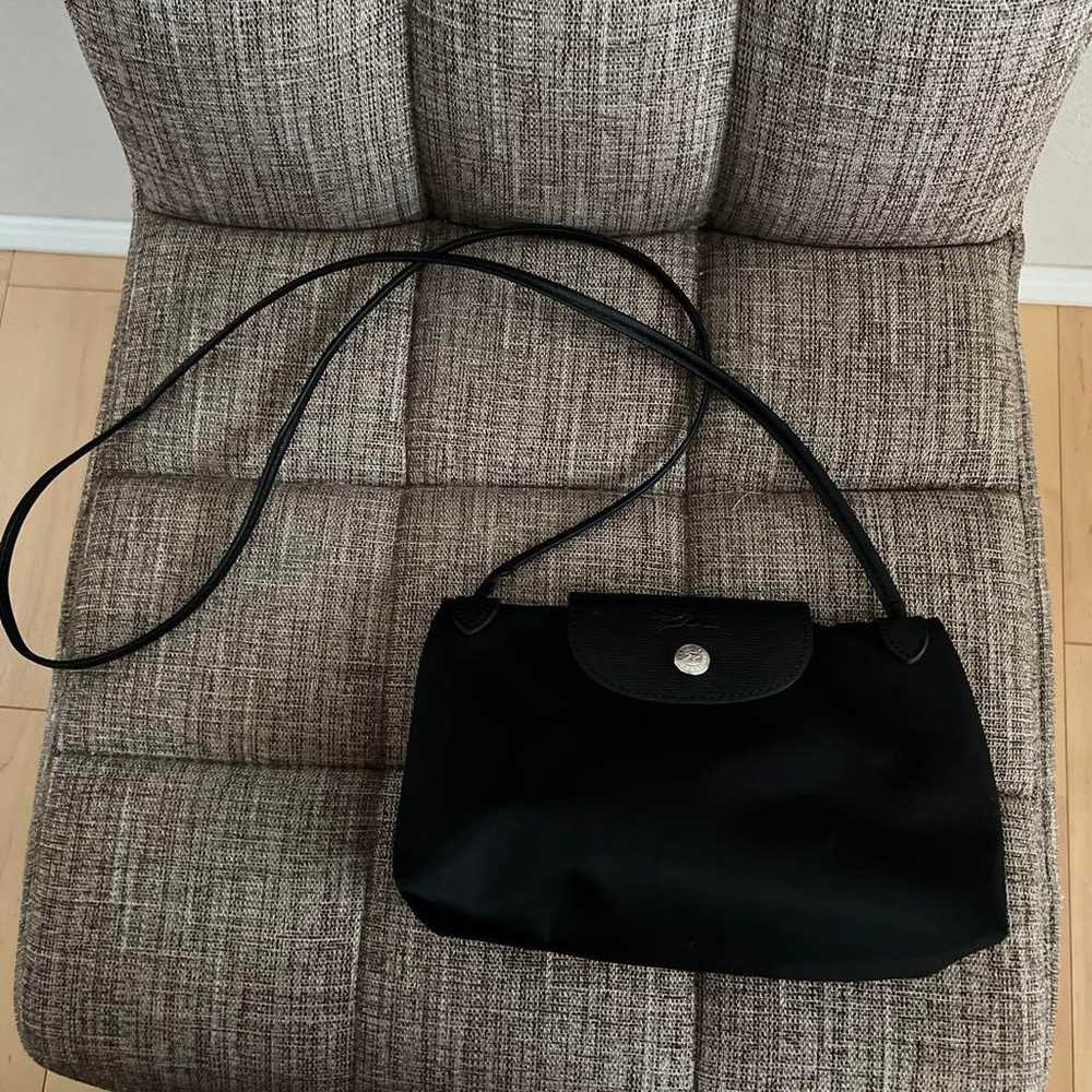 LONGCHAMP Black Nylon Shoulder Bag - image 1