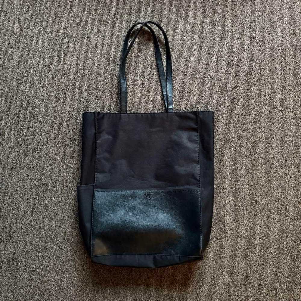 Y's Nylon Leather Tote - image 1