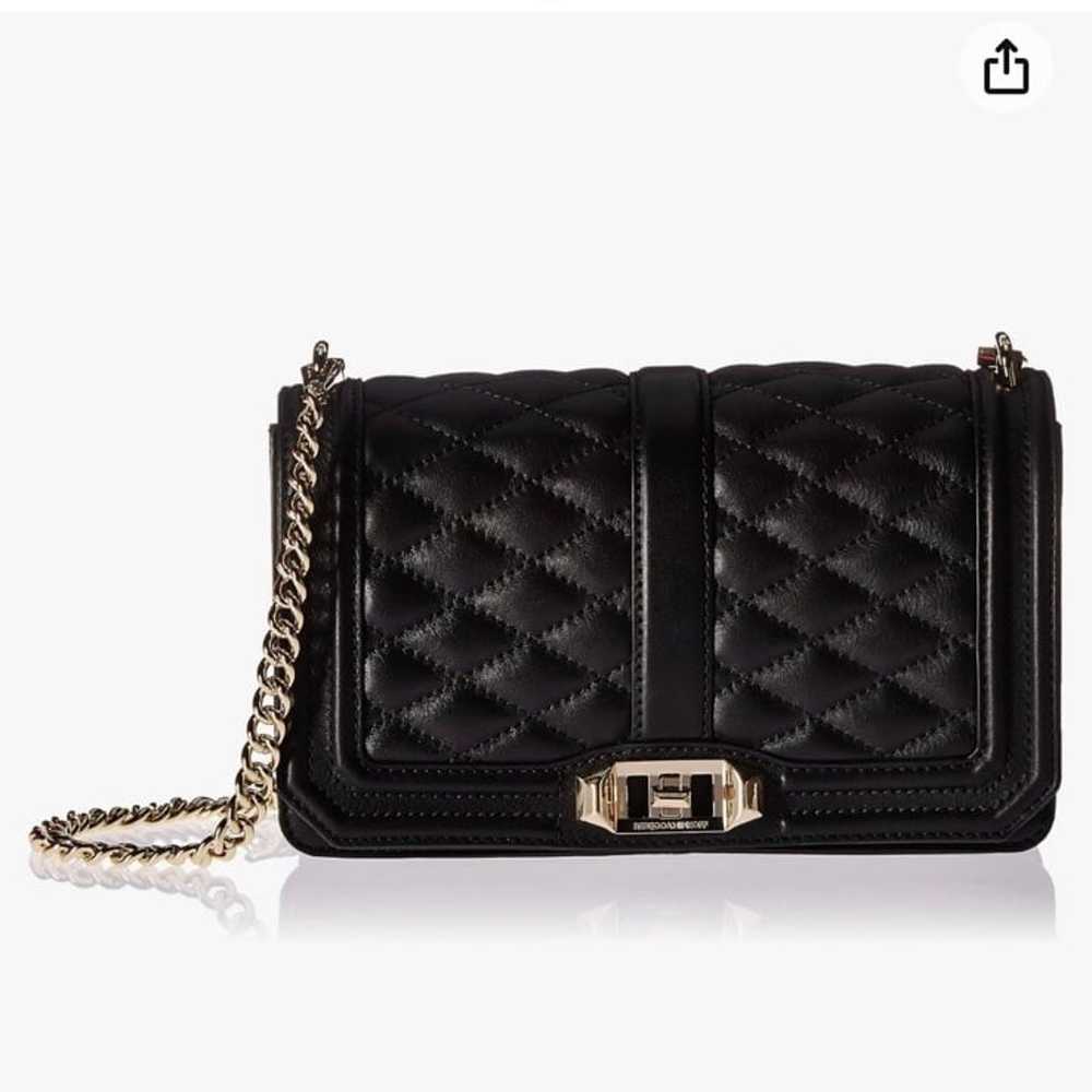 Rebecca minkoff love Crossbody black leather bag - image 1