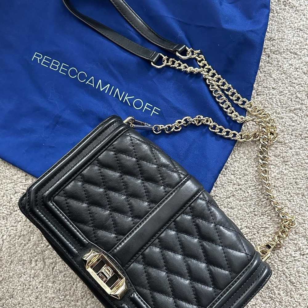 Rebecca minkoff love Crossbody black leather bag - image 2