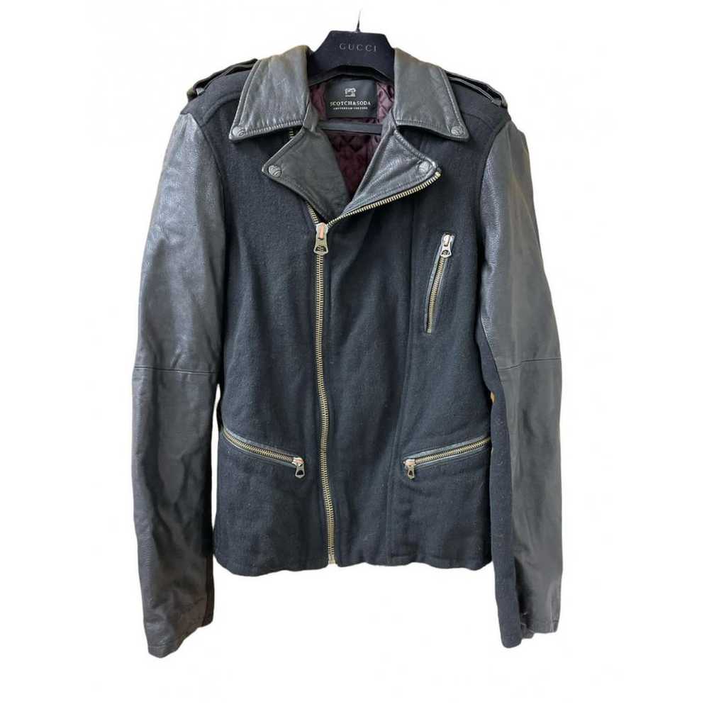 Scotch & Soda Leather biker jacket - image 1